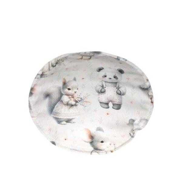 Bouillotte sèche artisanale déhoussable pour bébé – Création faite main – Modèle Animaux printaniers