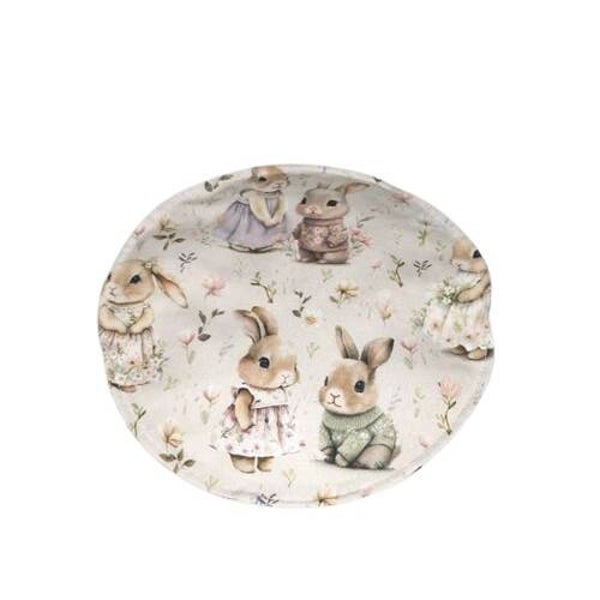 Bouillotte sèche déhoussable pour bébé, Ronde, Modèle L'éveil du printemps