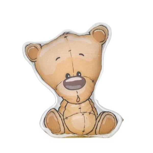 Coussin doudou, Décoration chambre enfant, Modèle Ourson