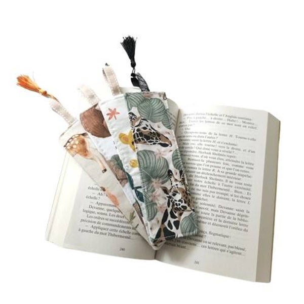Marque-Pages en tissu, Pour adultes et enfants, Modèle Animaux