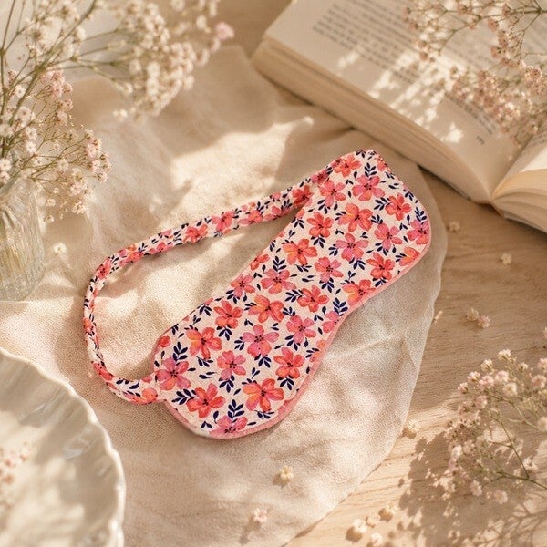 Masque de nuit – Fleurs d'été – Création artisanale