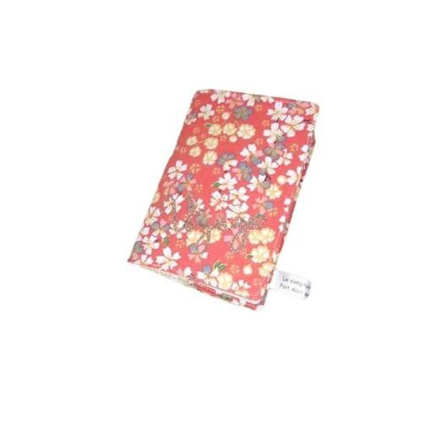 Protège passeport, Accessoire de voyage, Modèle Fleurs inpsiration Japon