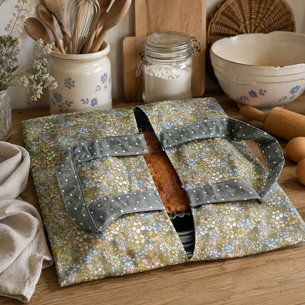 Sac à tarte réversible en tissu – Fabrication sur commande