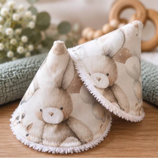 Tipi pipi ou stop pipi, Change de bébé, Eponge bambou, Modèle Tendres compagnons