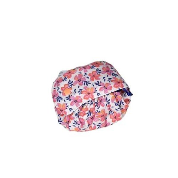 Trousse à maquillage façon pochon, Petit format, A glisser dans son sac, Modèle Fleurs d'été