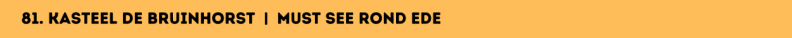 81. Kasteel De Bruinhorst