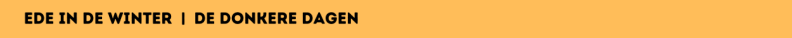 Ede in de winter | de donkere dagen