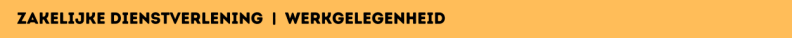 Zakelijke dienstverlening  |  Werkgelegenheid