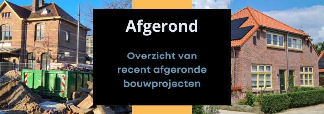 Afgeronde projecten 2020-nu