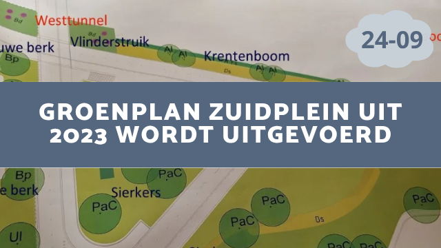 Groenplan Zuidplein