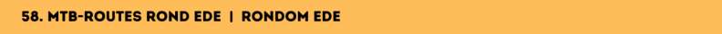 58. MTB-routes rond Ede  |  rondom Ede