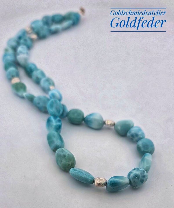 Larimar- Kette