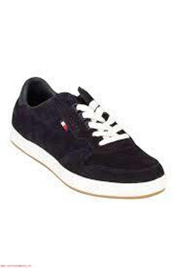 Suede Heren Schoen Tommy Hilfiger donkerblauw