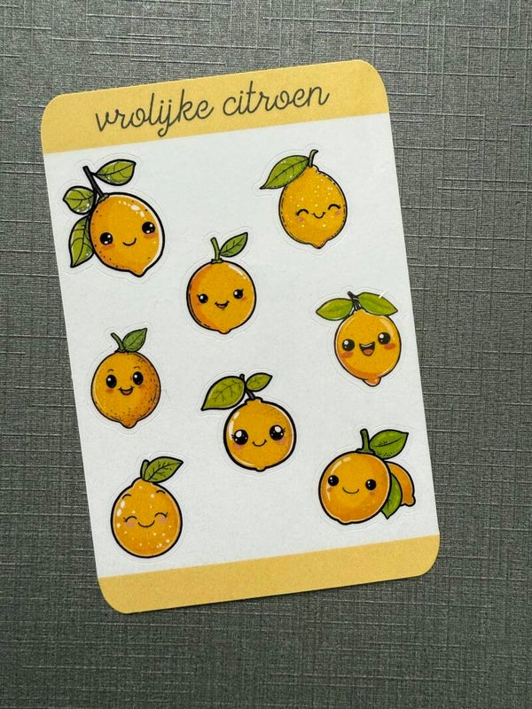 Stickervel citroen