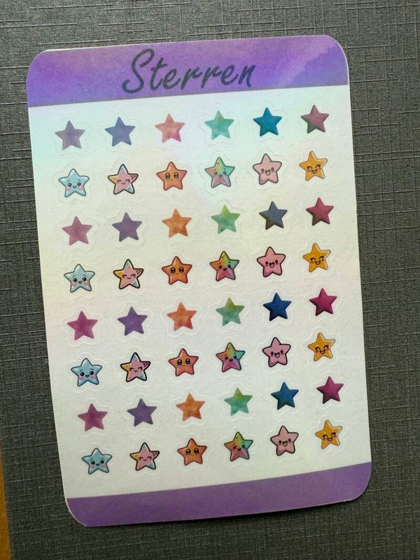 Stickervel sterren
