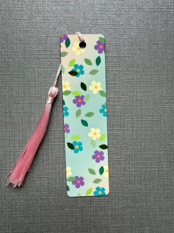 Gekleurde bloemen boekenlegger