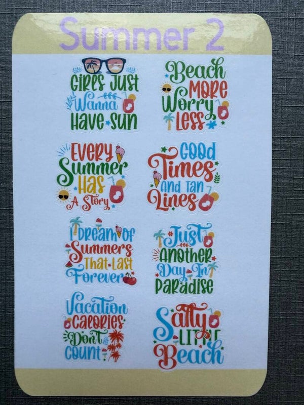 Stickervel Summer 2