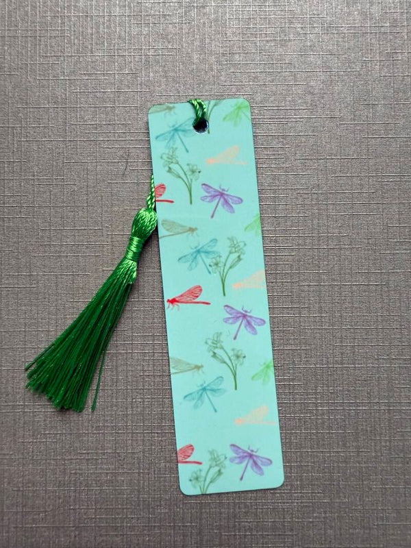 Boekenlegger met libellen