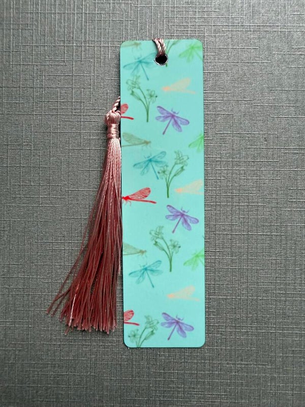 Boekenlegger met libellen