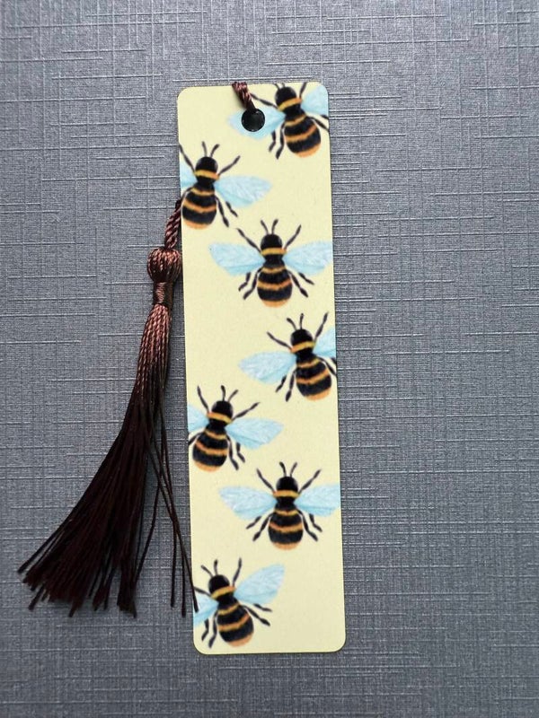 Boekenlegger met bijen