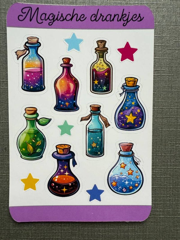 Stickervel magische drankjes