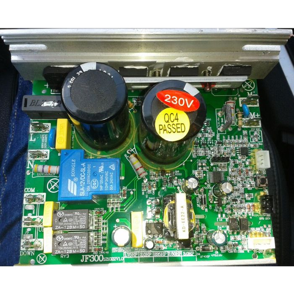 Scheda compatibile con JF300 - JK Fitness Genius 10450 controller tapis roulant | 4 pin | sensore velocità 3 pin | Inclinazione elettrica