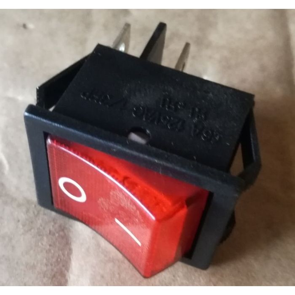 Interruttore / pulsante di accensione 16A 250V bipolare (largo) per tapis roulant