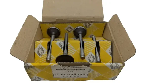 KIT QUATTRO VALVOLE ASPIRAZIONE RENAULT 7701458152 ORIGINALI