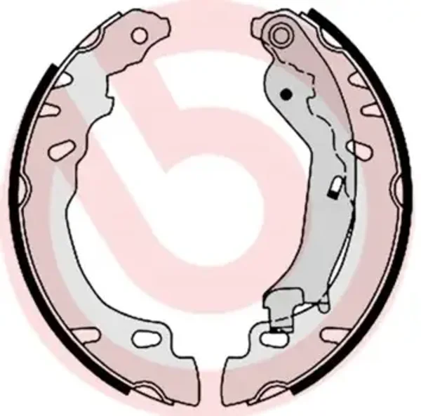 KIT GANASCE FRENO POSTERIORI FORD KA 2008-2016