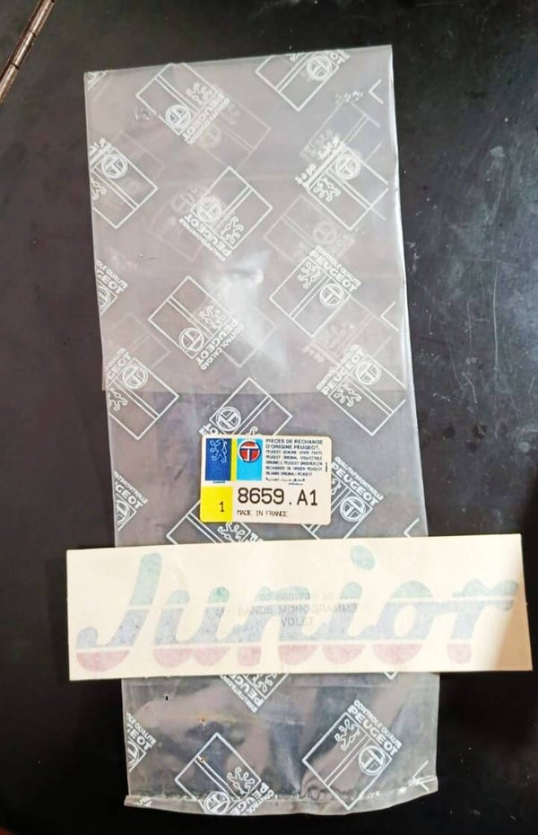 ADESIVO POSTERIORE (PEUGEOT 205) j JUNIOR ORIGINALE
