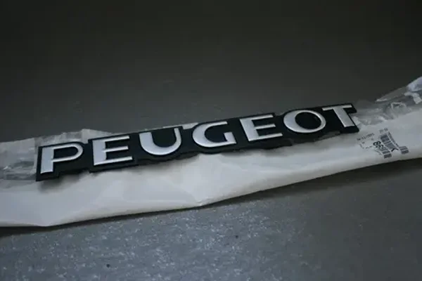 FREGIO STEMMA ADESIVO POSTERIORE PEUGEOT ORIGINALE