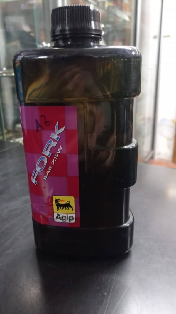 OLIO FORCELLA AGIP 1LT MINERALE SAE 7,5W PER CROSS ENDURO