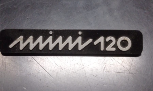 FREGIO STEMMA SCRITTA IN METALLO MINI 120