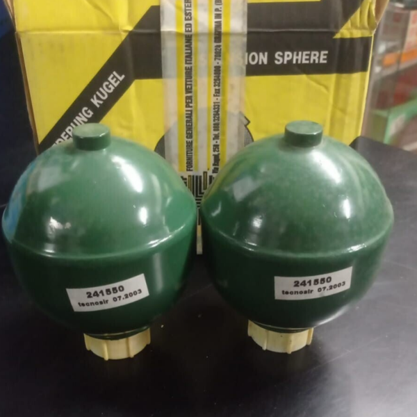 COPPIA SFERE ACCUMULATORE PRESSIONE SOSPENSIONE ANTERIORI CITROEN BX