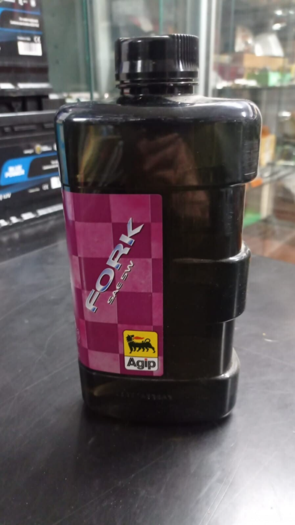 OLIO FORCELLA AGIP 1LT MINERALE SAE 5W PER CROSS ENDURO