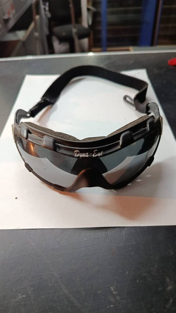 OCCHIALE DA MOTO SPECCHIATO CON MOLLA