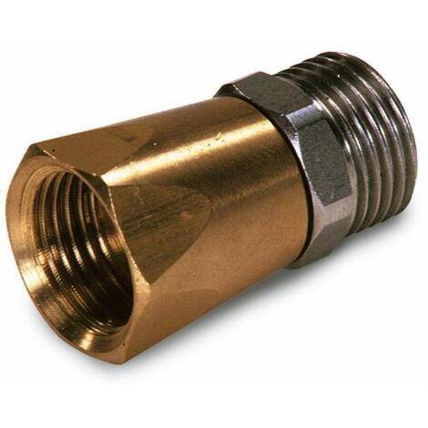 Raccordo girevole 1/2' 'F - 1/2'' M in ottone. Portata max a 3 bar = 60 lt/min