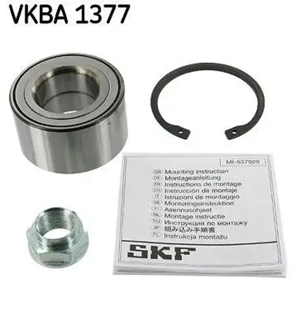 KIT CUSCINETTO RUOTA ANTERIORE HONDA CIVIC VKBA1377 SKF