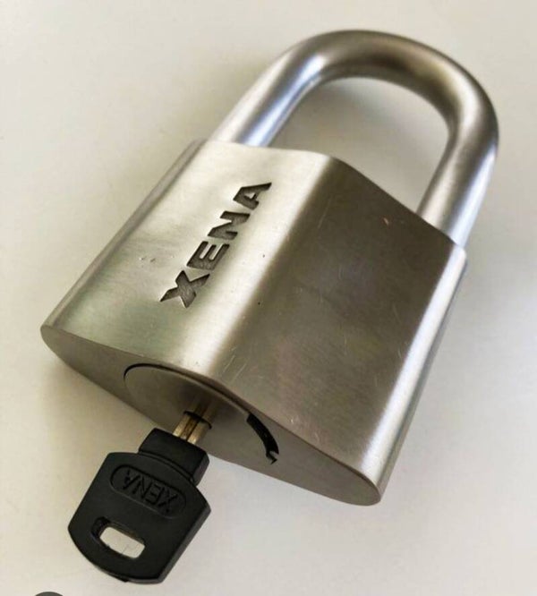 LUCCHETTO MOTO ARCO XENA  ACCIAIO INOSSIDABILE