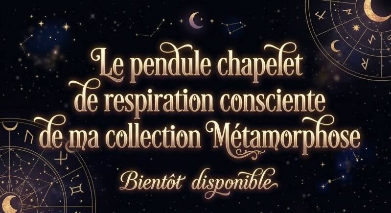 Pendule chapelet de respiration consciente 