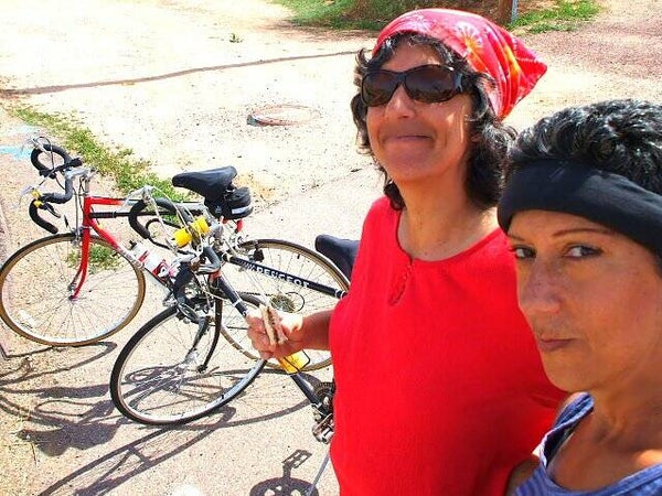 Me and My Sister Jane On Our Bikes in Phoenix, AZ