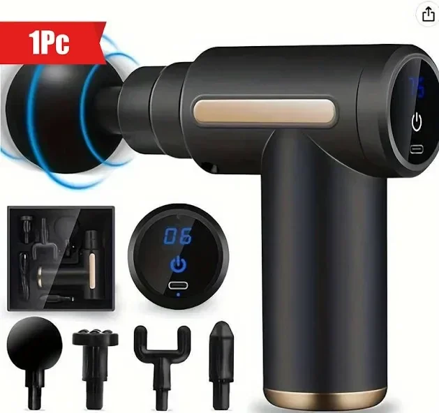 4-Głowicowa Wymienna Pistolet do masażu