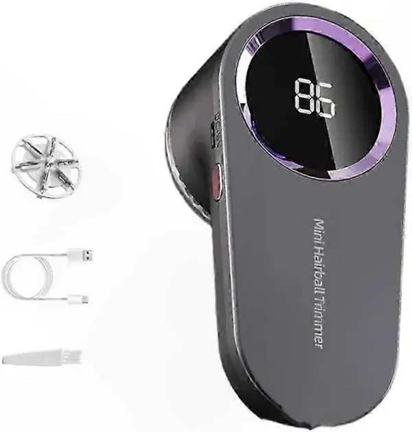 Przenośna golarka do tkanin z wyświetlaczem cyfrowym