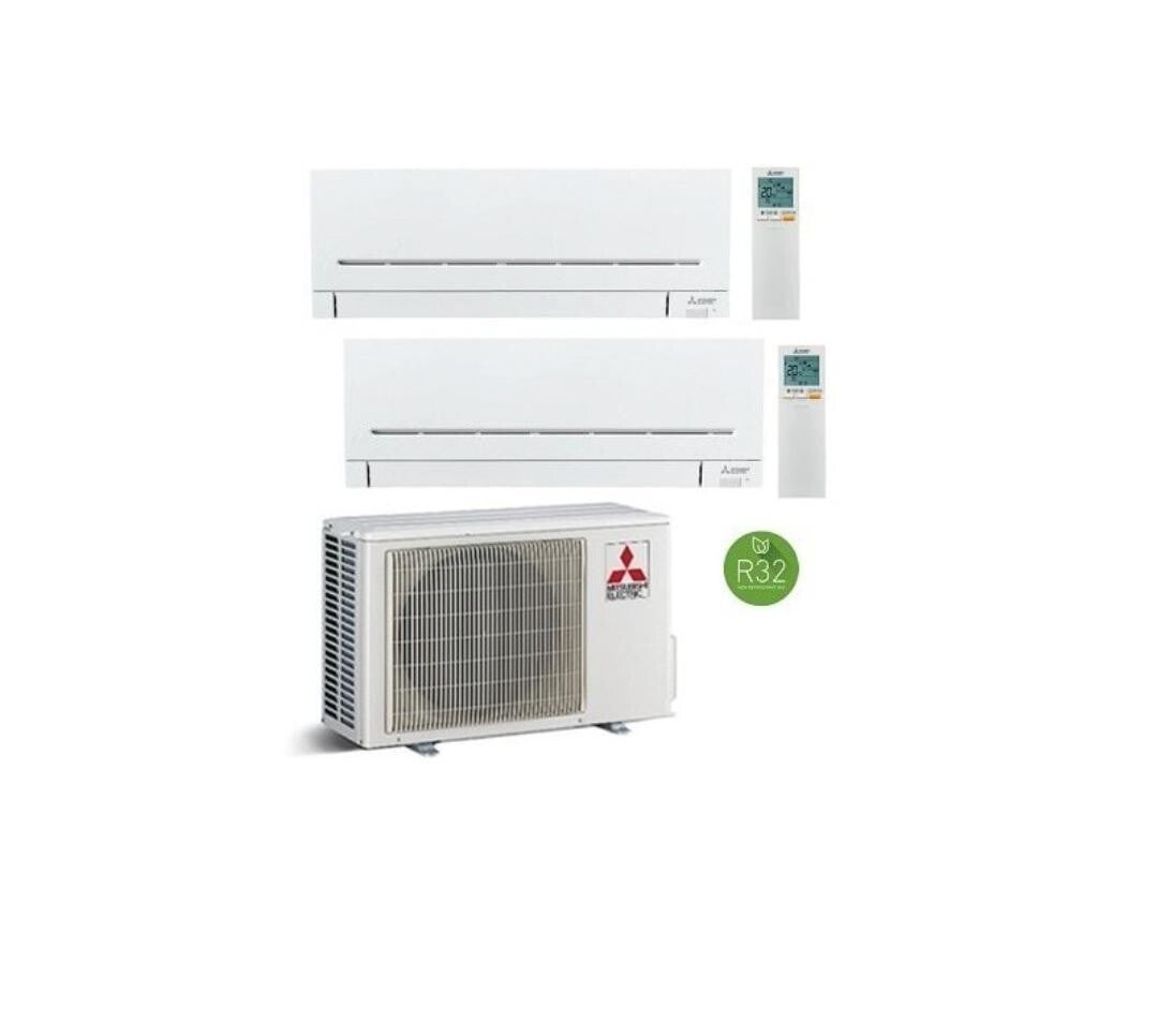 Mitsubishi Electric MXZ-2F42VF + MSZ-AP25VGK + MSZ-AP35VGK - equipo 2x1 aire acondicionado