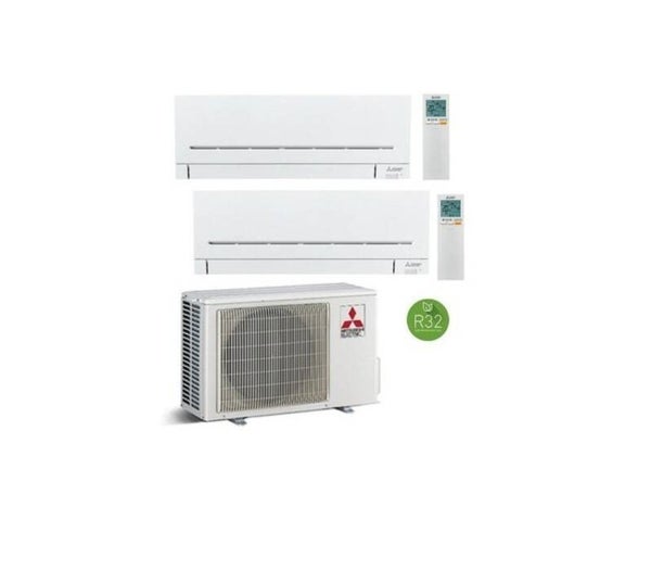Mitsubishi Electric MXZ-2F42VF + MSZ-AP25VGK + MSZ-AP35VGK - equipo 2x1 aire acondicionado