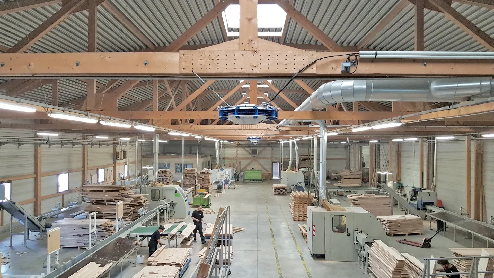 Bevochtiger voor werkplaatsen of houtzagerijen