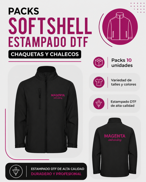 Packs 10 Softshell DTF