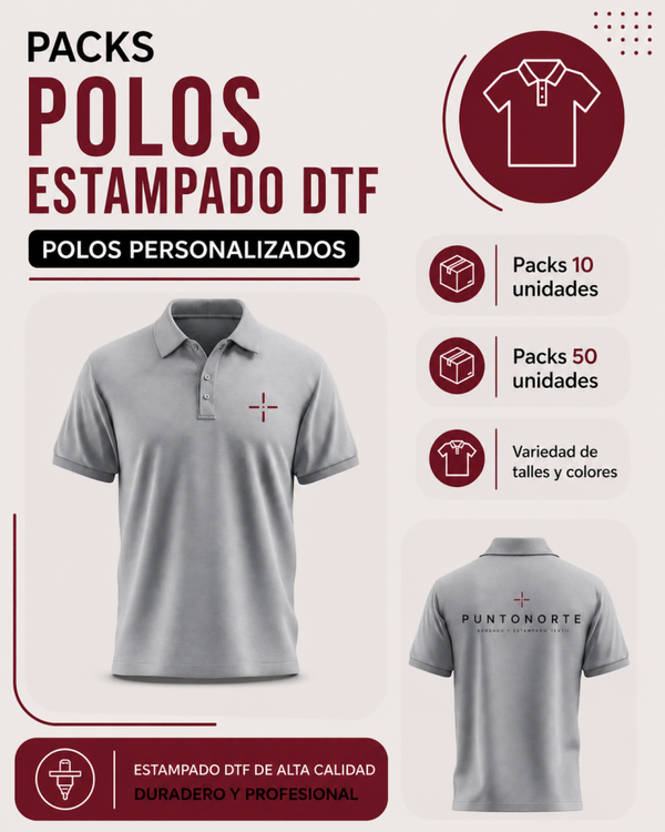 Packs Polos DTF