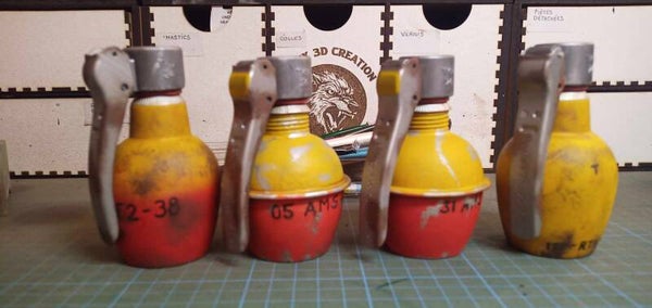 grenade contemporaines (recente, platre, of/df37...)
