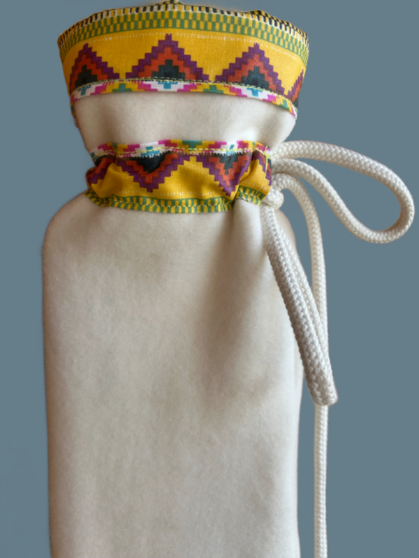 Wärmflasche Longi mit Bezug aus 100% Baumwollfleece